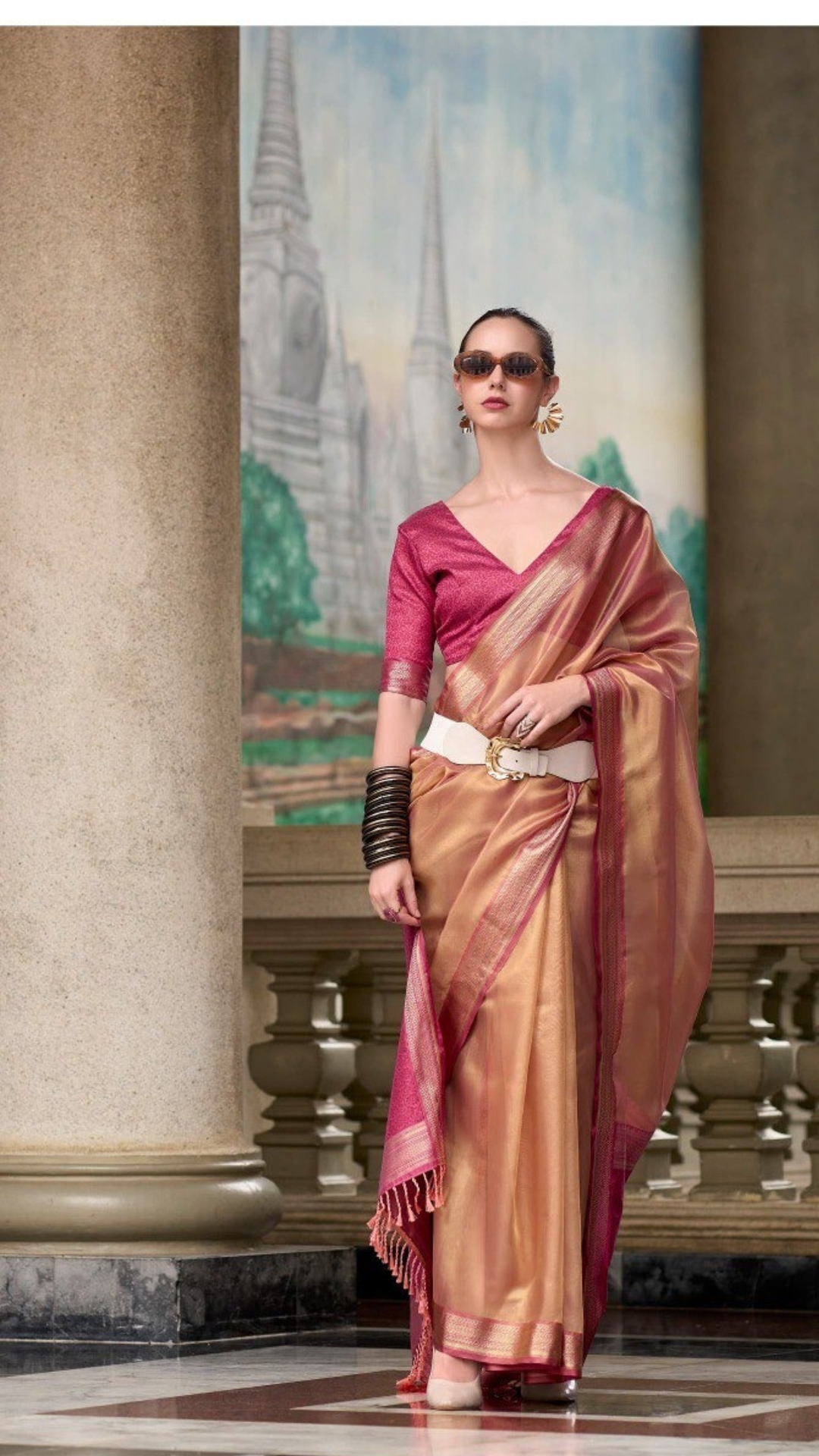 CHATAK :TISSUE SILK DRAPES