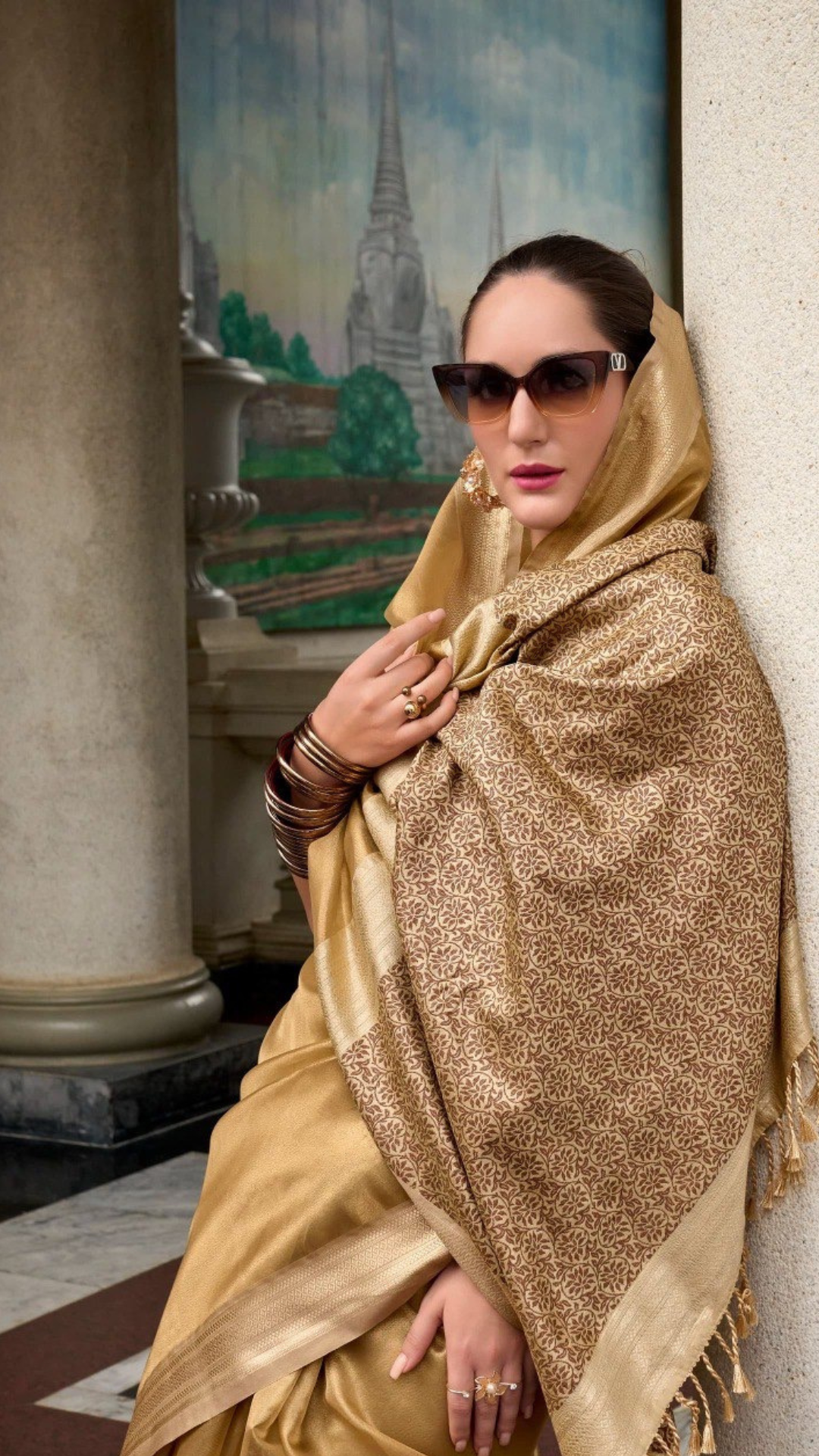 CHATAK :TISSUE SILK DRAPES