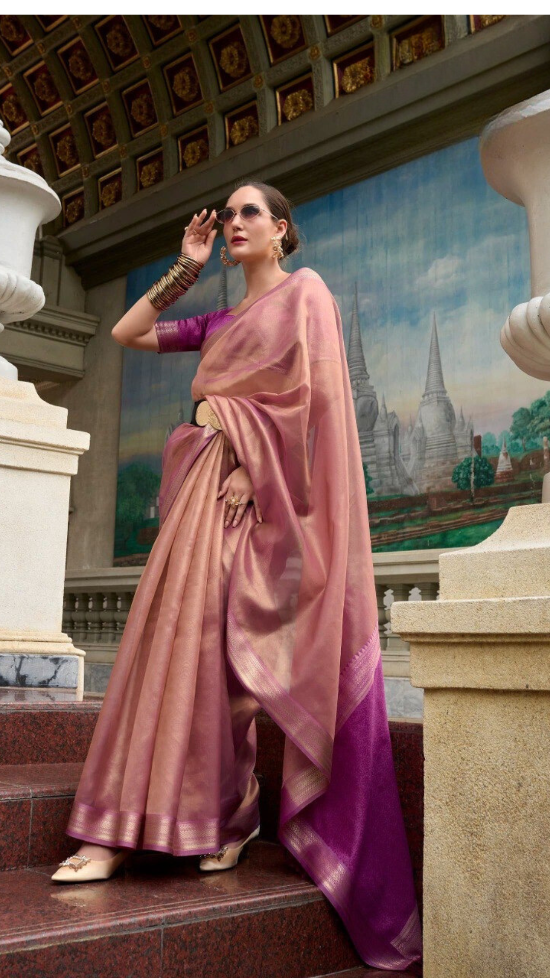 CHATAK :TISSUE SILK DRAPES