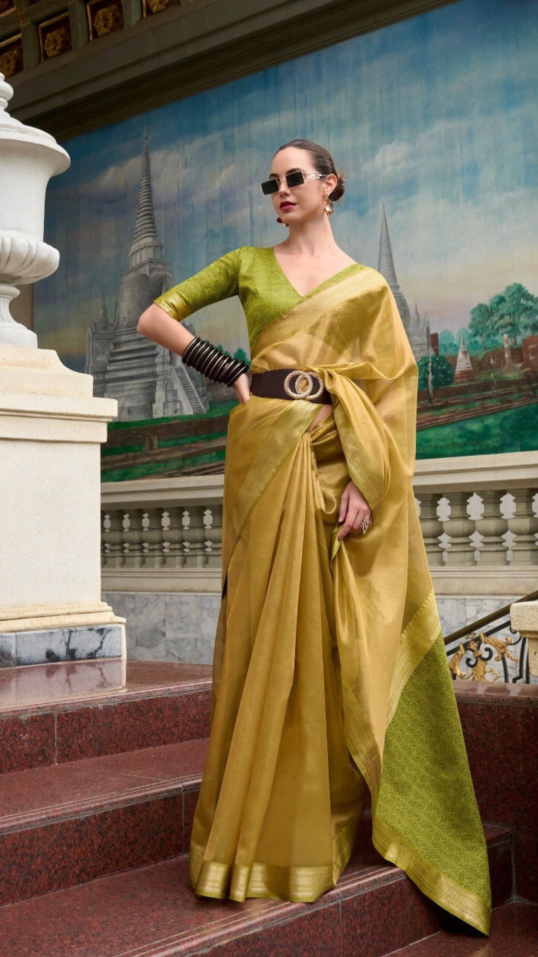 CHATAK :TISSUE SILK DRAPES