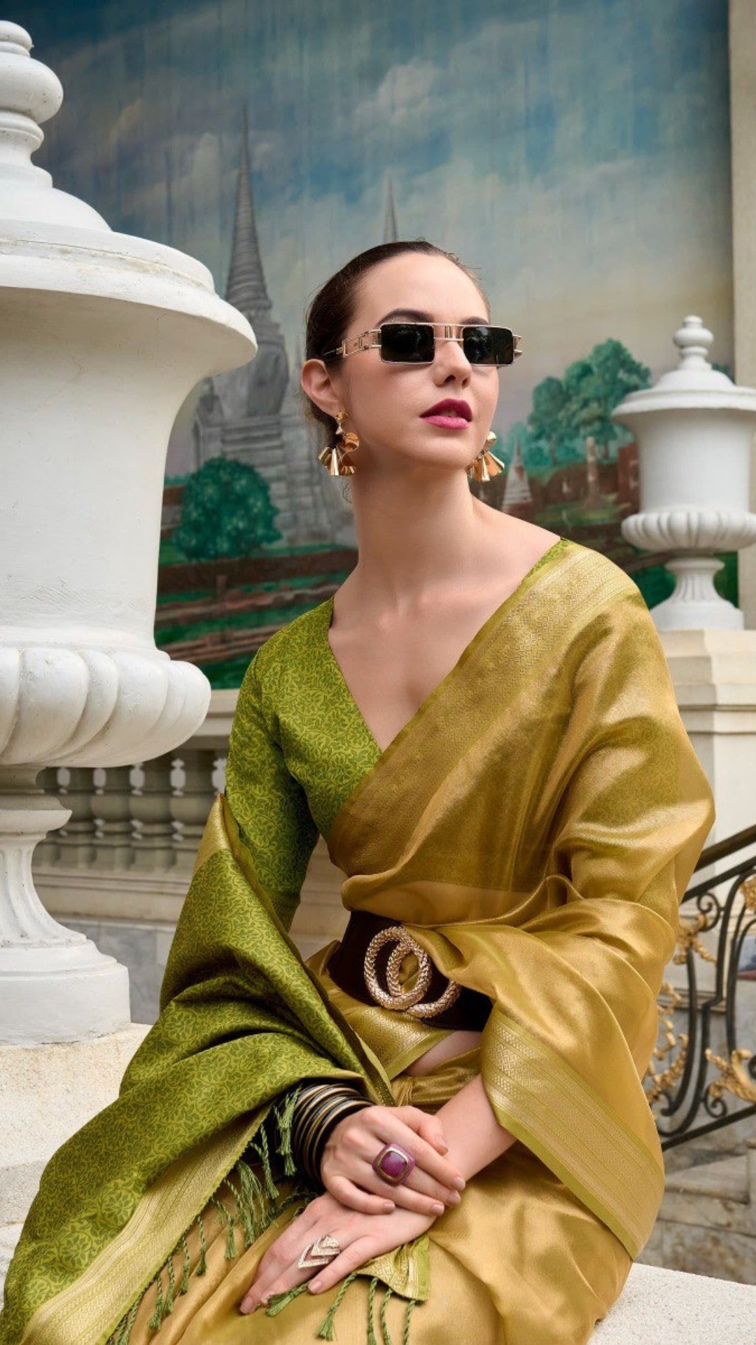 CHATAK :TISSUE SILK DRAPES