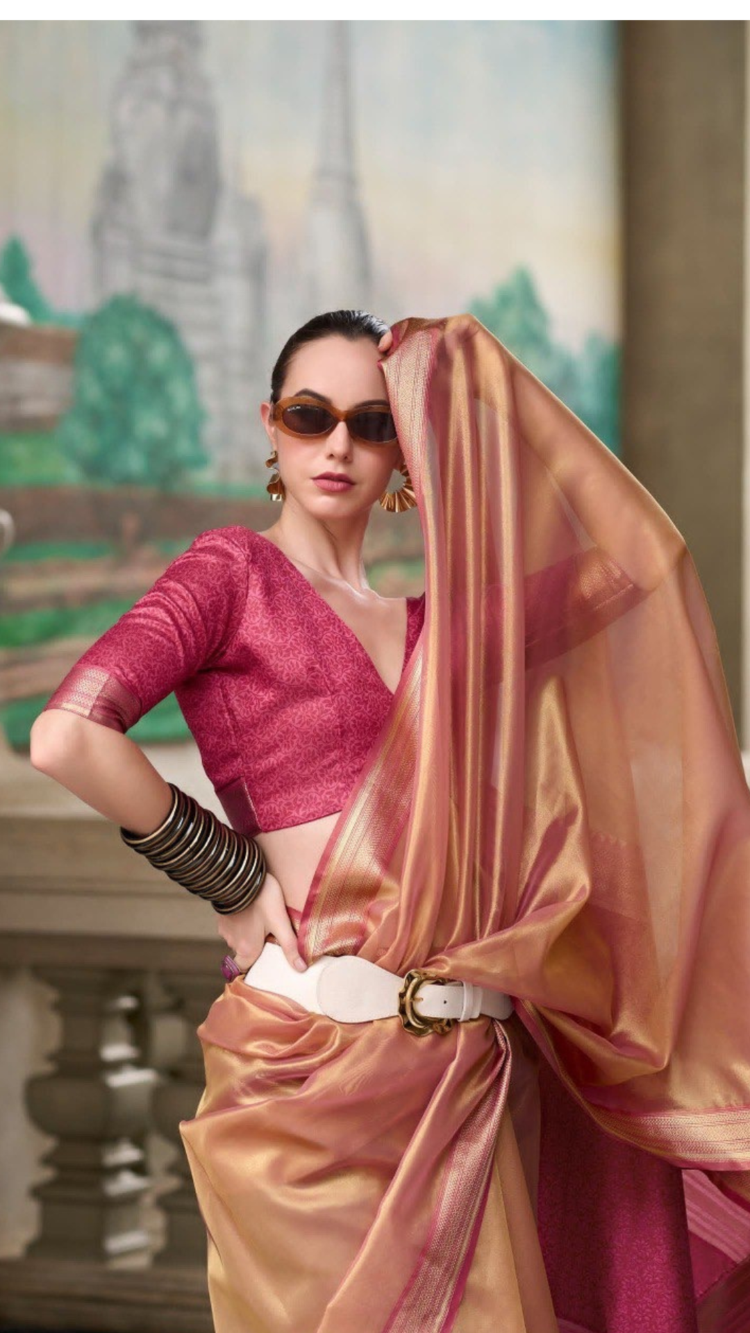 CHATAK :TISSUE SILK DRAPES