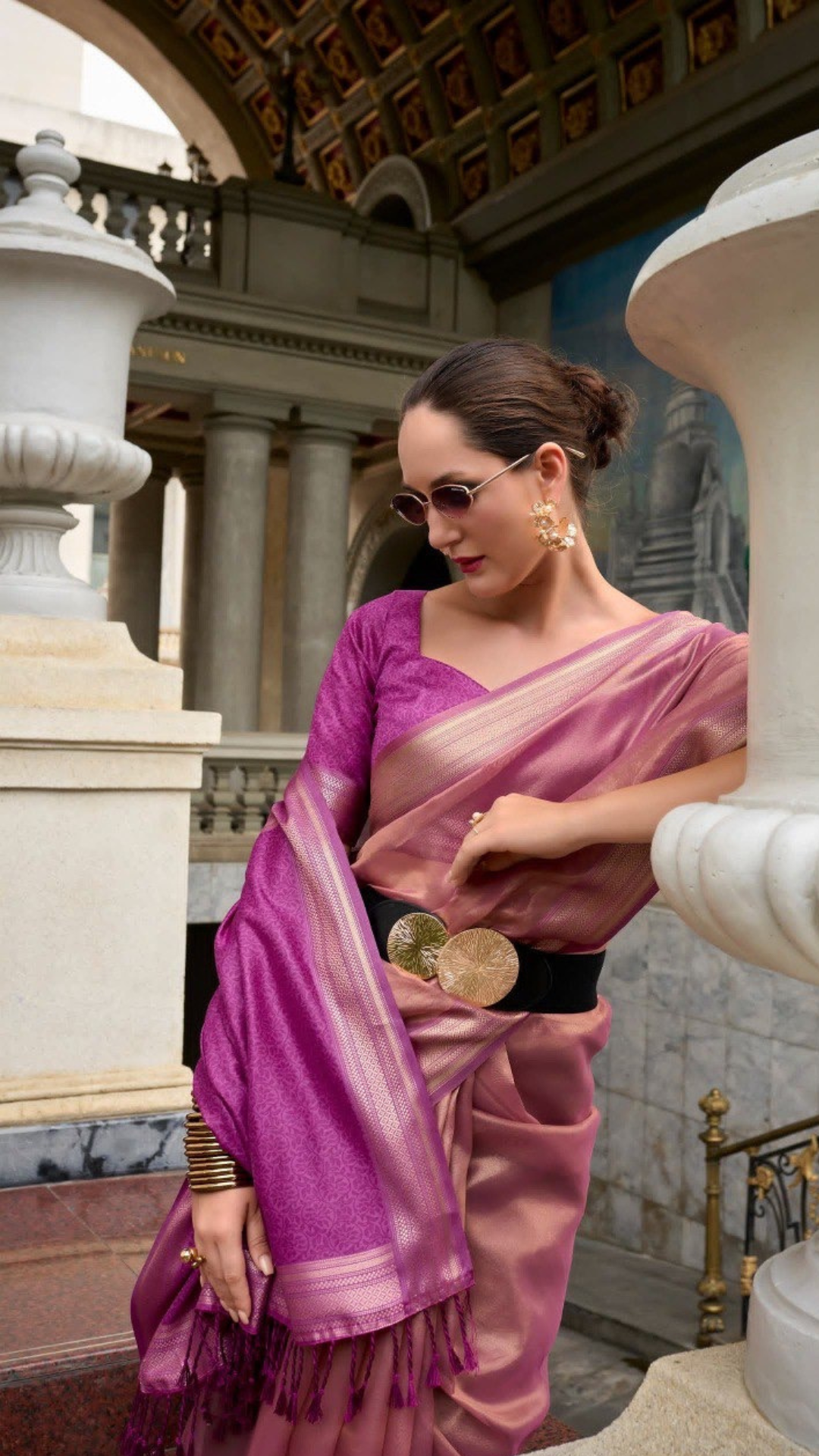 CHATAK :TISSUE SILK DRAPES