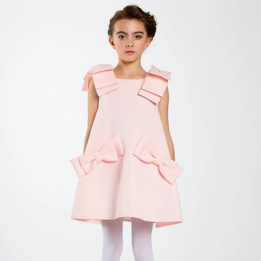 Luxe little bow dress