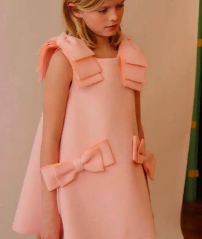Luxe little bow dress