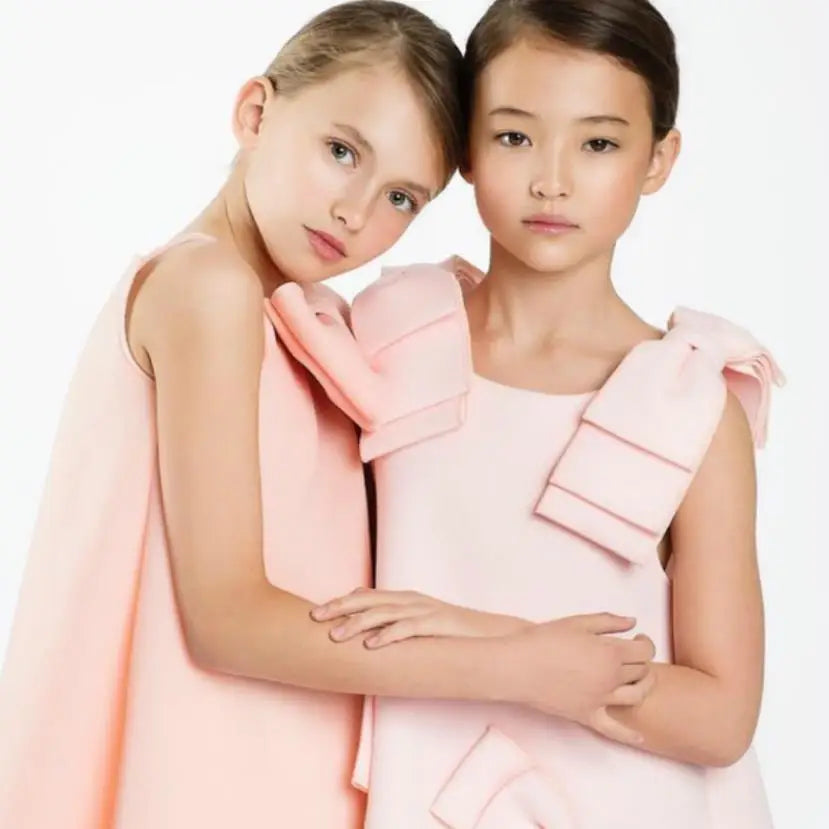 Luxe little bow dress