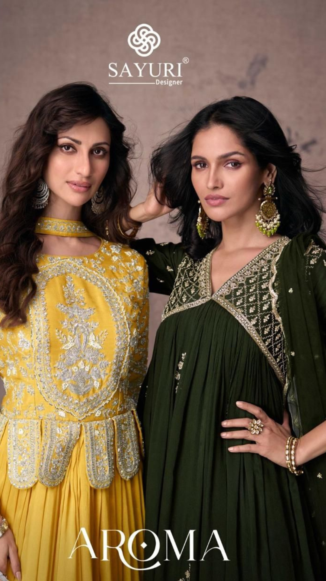 Aroma : DESIGNER ANARKALI COLLECTION