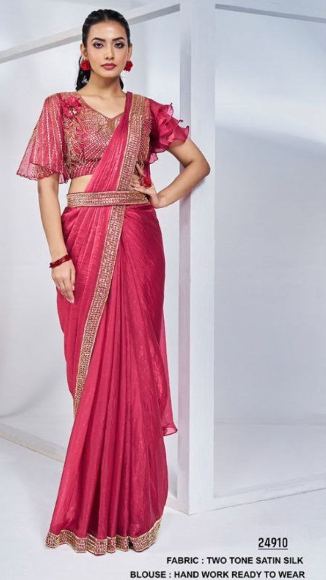 RAHA DRAOE AND SHINE SAREE