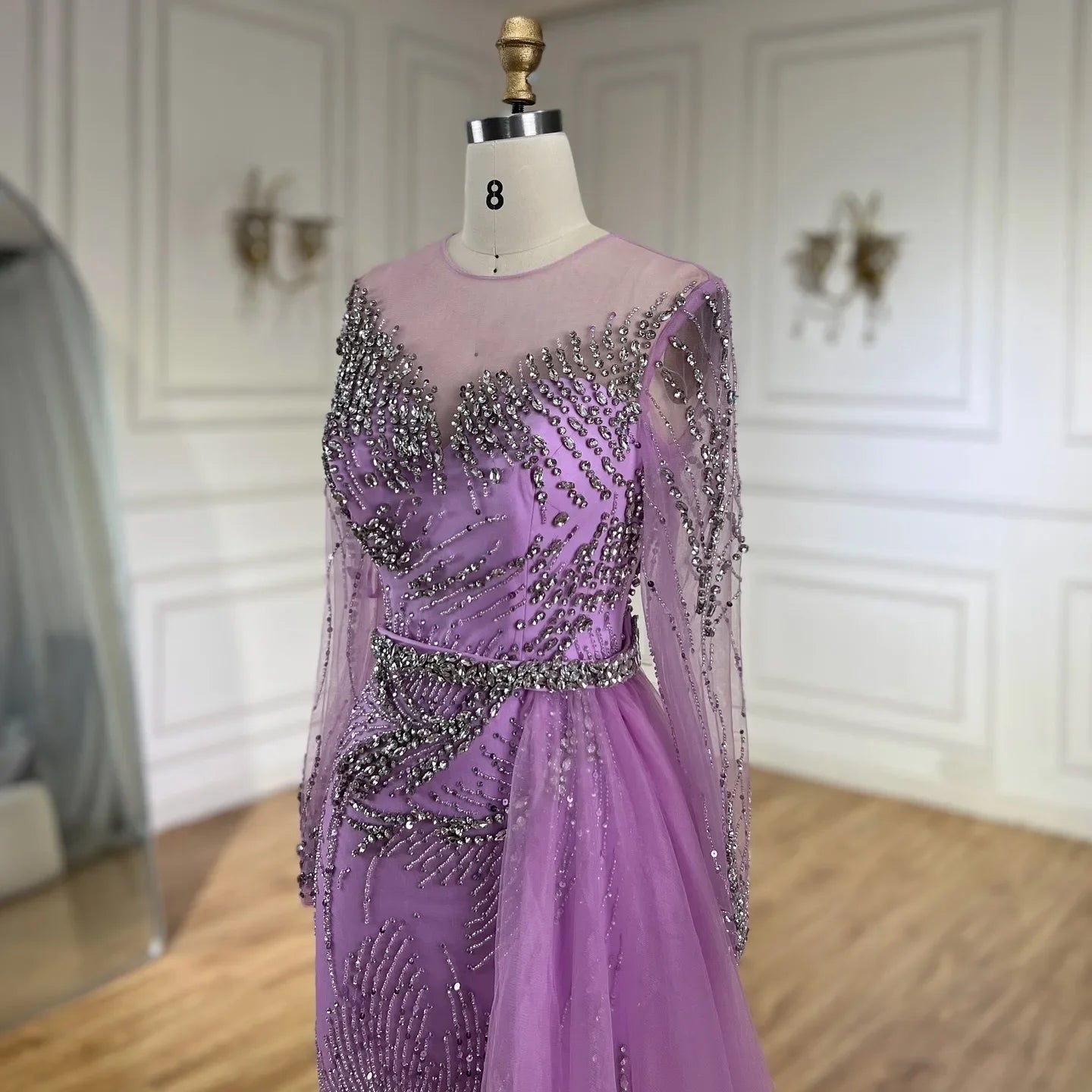 Lilac violet veil