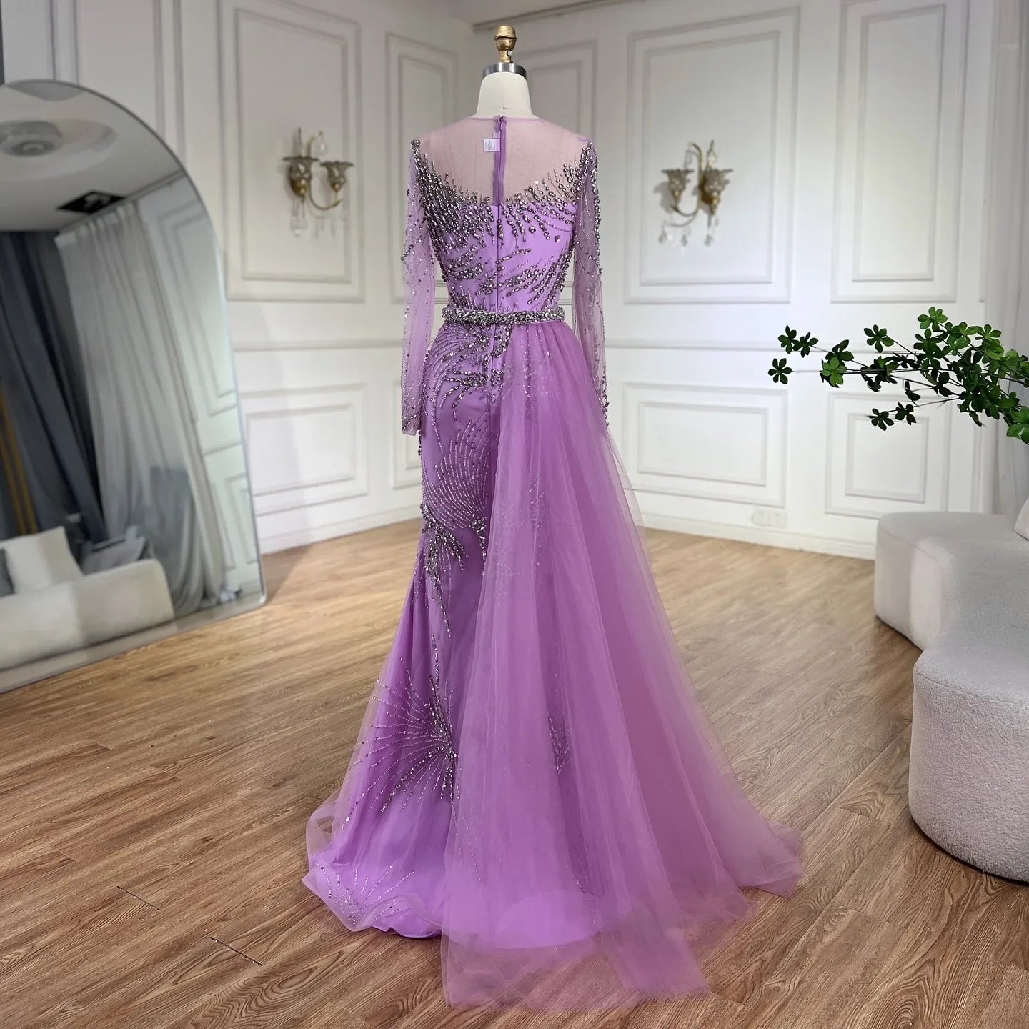 Lilac violet veil