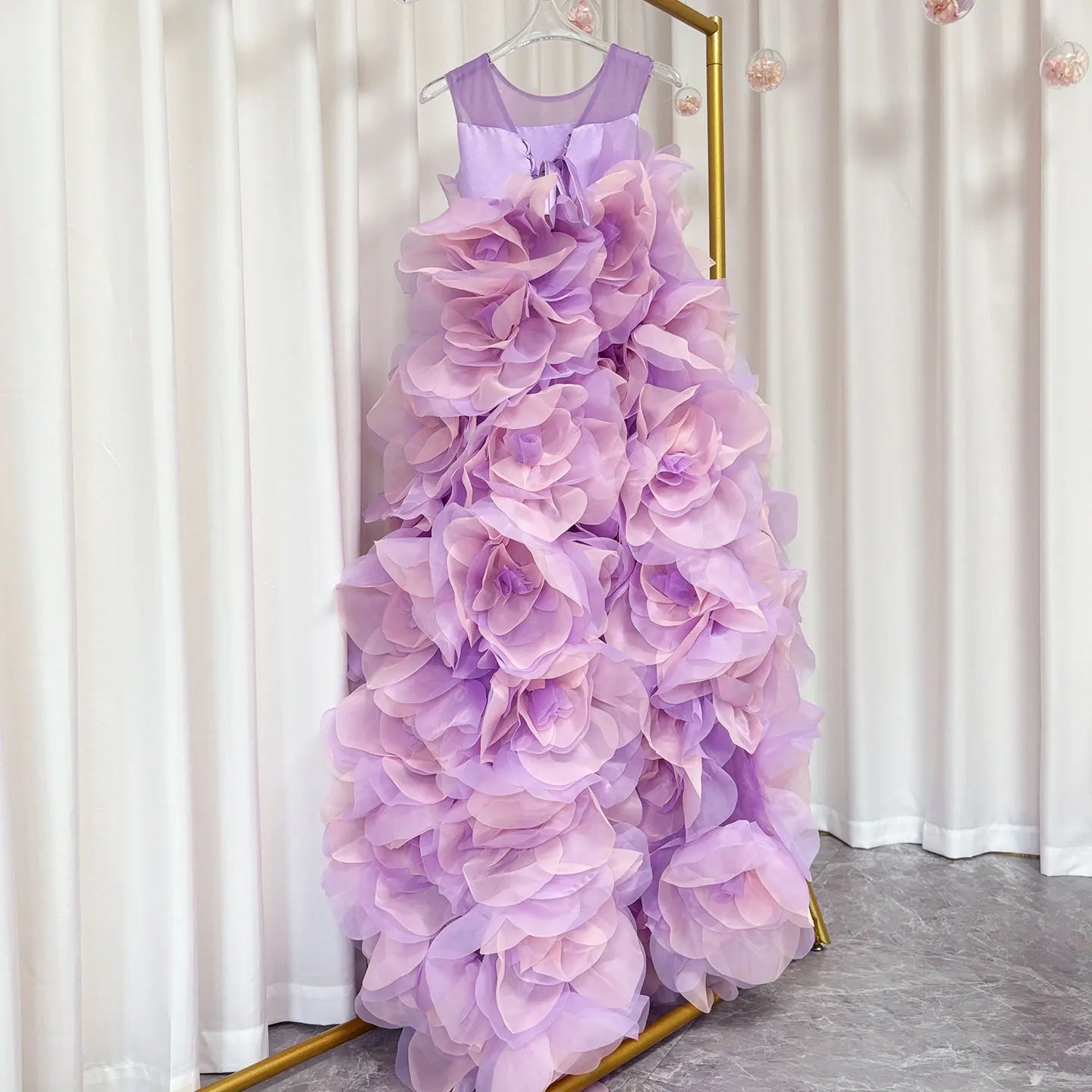 Arabic Lilac Girl dress