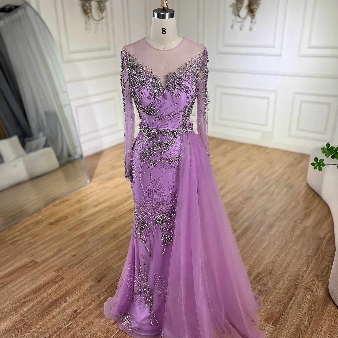 Lilac violet veil