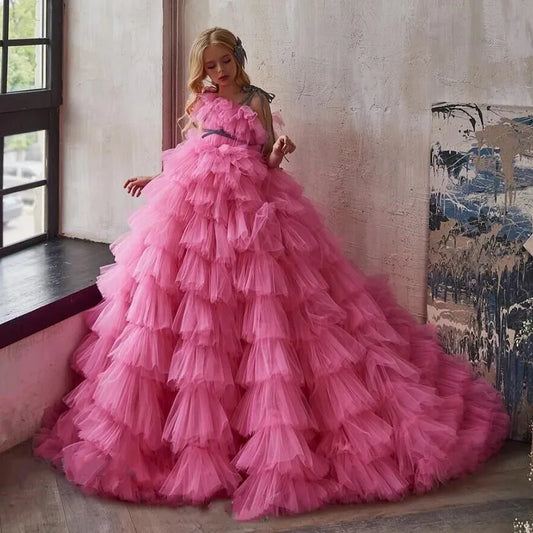 Fuchsia ethereal ruffles